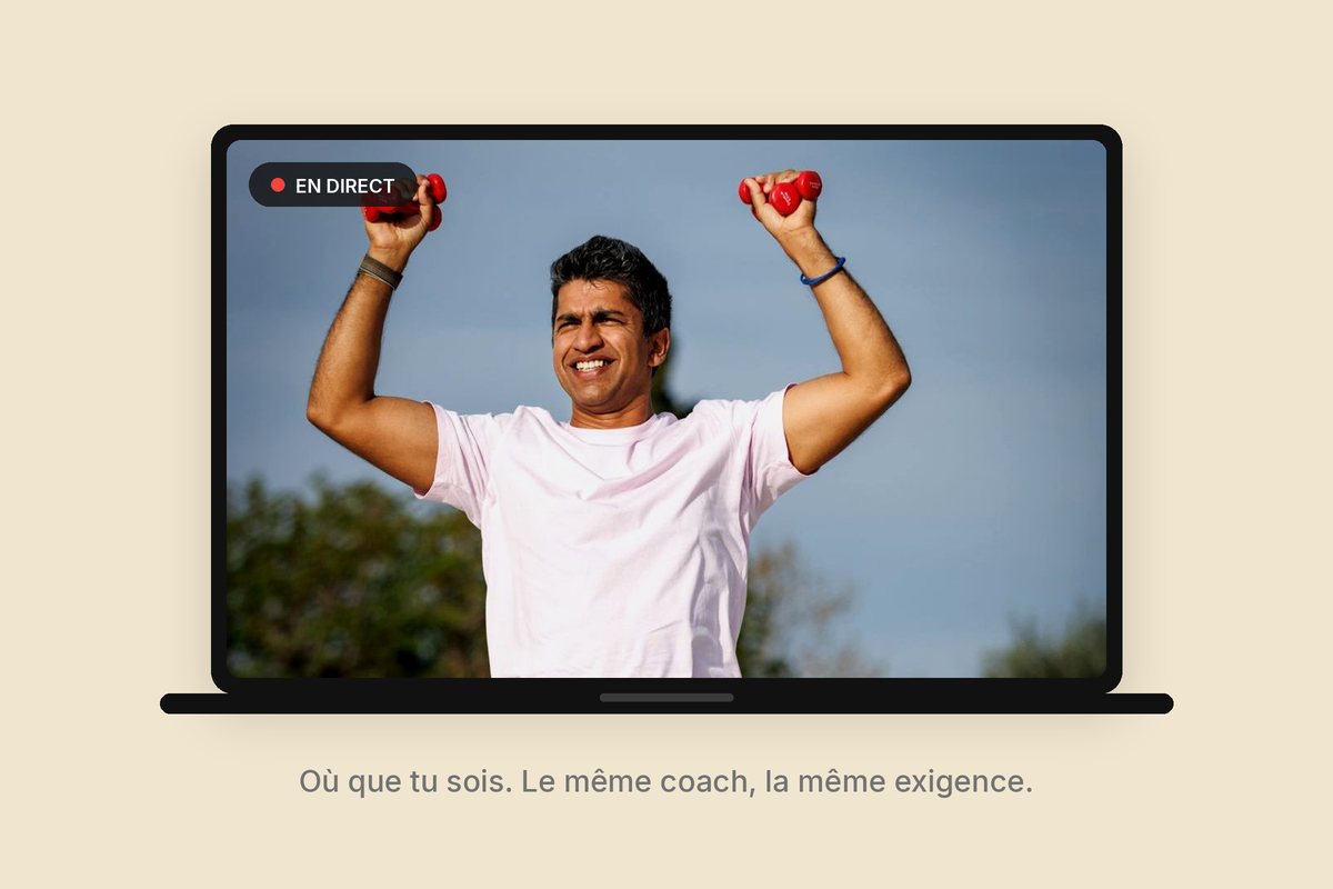 Coaching en visio — le coach sur ton écran, où que tu sois